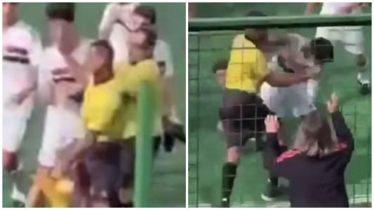 Árbitro assistente agrediu jogadores em uma partida amadora entre Banespa x São Paulo