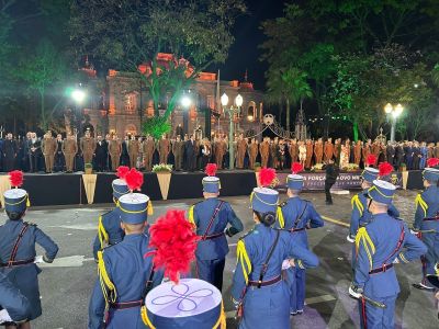 Renato Rios Neto e William Travassos foram homenageados com a maior honraria concedida pela Polícia Militar