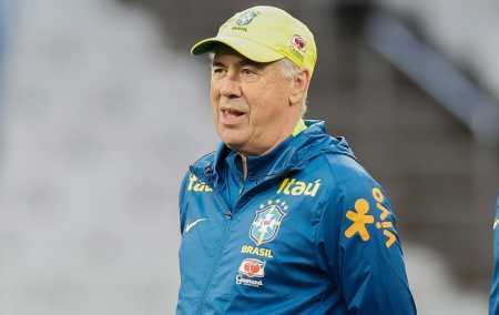 Carlo Ancelotti, técnico da Seleção Brasileira