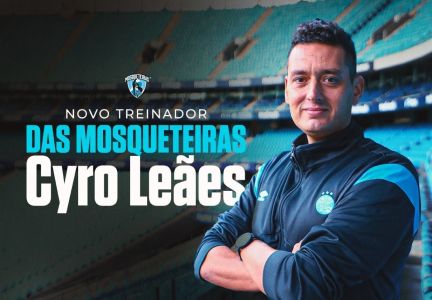 Cyro Leães é o novo técnico das Mosqueteiras