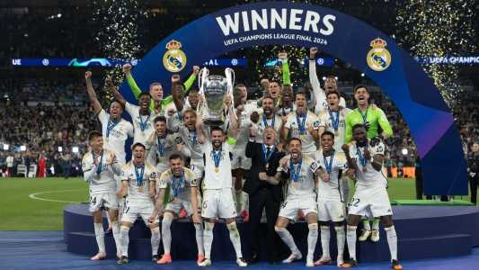 Real Madrid conquistou a última Champions League na temporada 2023/24, quando venceu o Borussia Dortmund-ALE na decisão, em Londres