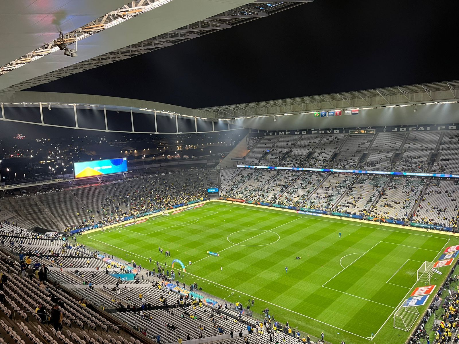 Corinthians se aproxima de decisão sobre capacidade da Arena contra o RB Bragantino