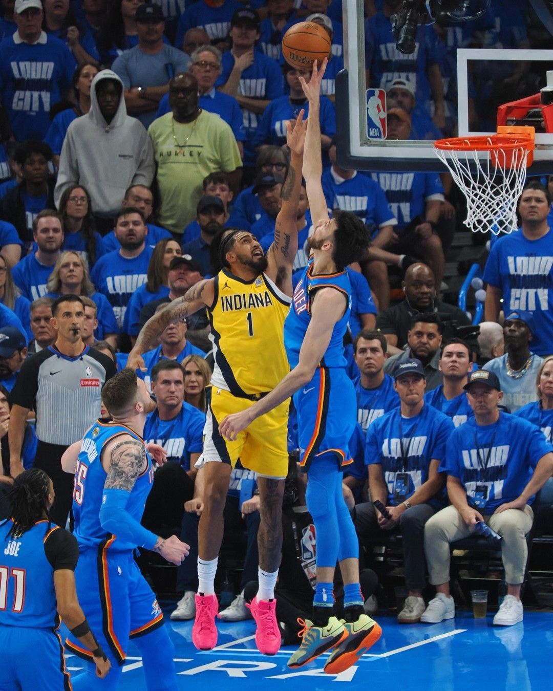 Indiana Pacers enfrenta Oklahoma City Thunder por vantagem nas finais da NBA