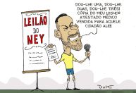 Charge do Duke | O leilão organizado por Neymar