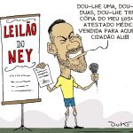 Charge do Duke | O leilão organizado por Neymar