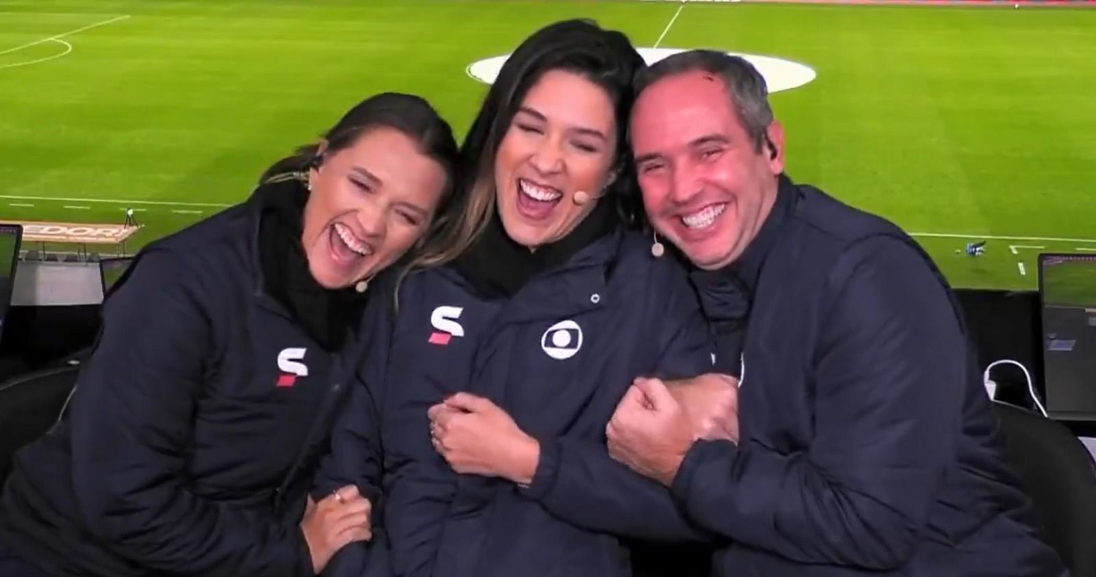 Narradora da Globo anuncia gravidez durante transmissão de São Paulo x Vasco