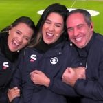 Narradora da Globo anuncia gravidez durante transmissão de São Paulo x Vasco