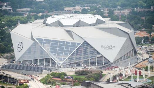Mercede-Benz Stadium, em Atlanta, nos Estados Unidos • Mercede-Benz Stadium/Divulgação