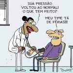 Charge do Duke | Férias para o torcedor no futebol brasileiro