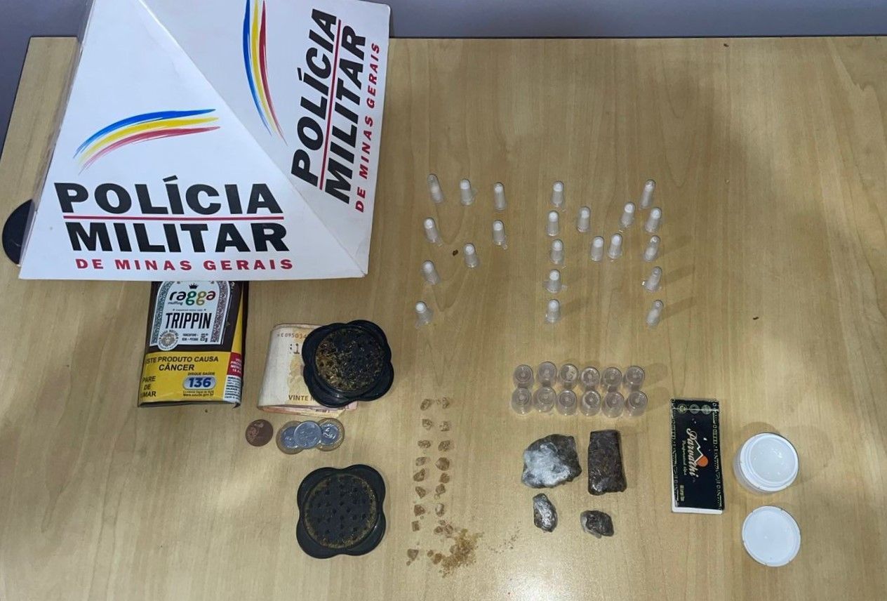 Adolescente é apreendido por tráfico de drogas em Cachoeira do Campo, distrito de Ouro Preto