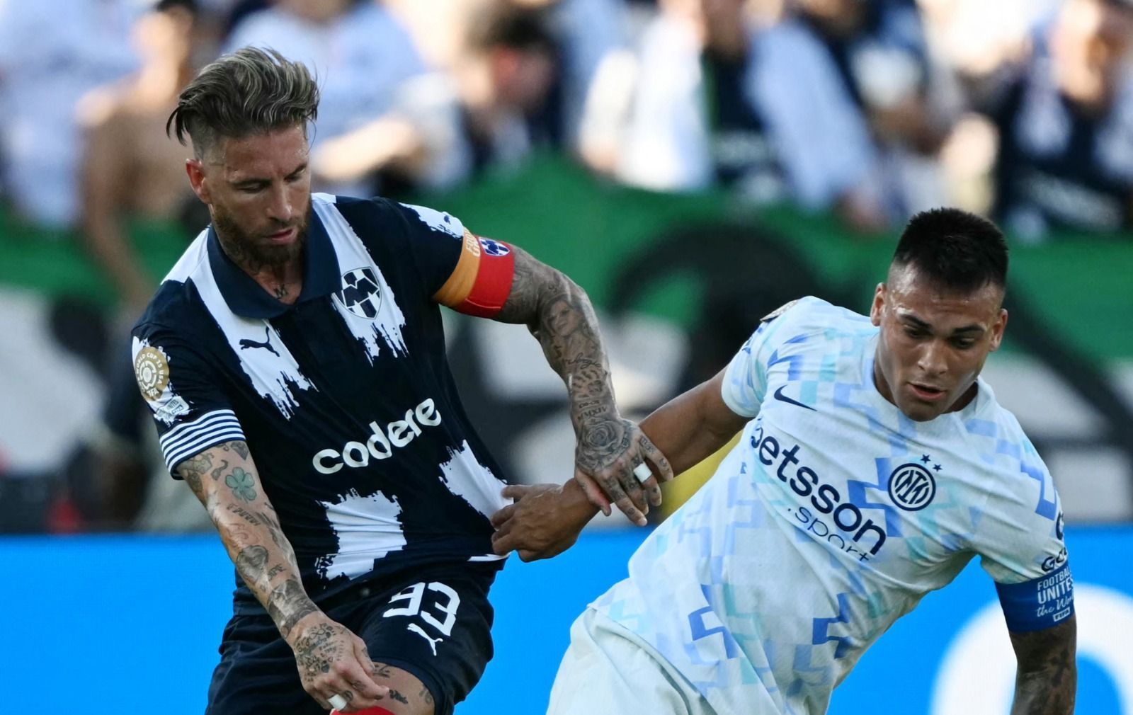 Com gols de Sergio Ramos e Lautaro, Monterrey e Inter empatam em estreia no Mundial