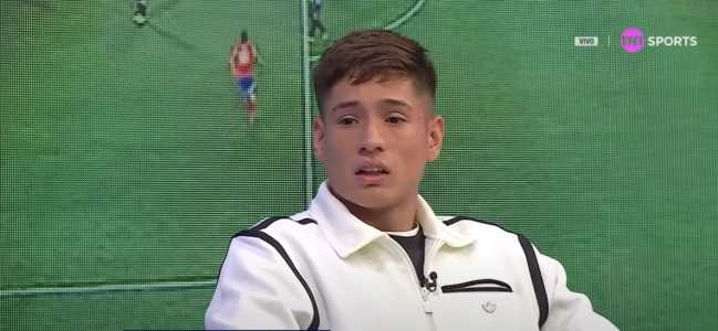 Iván Román, zagueiro do Atlético, em entrevista à TNT Sports Chile