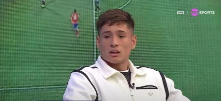 Iván Román, zagueiro do Atlético, em entrevista à TNT Sports Chile