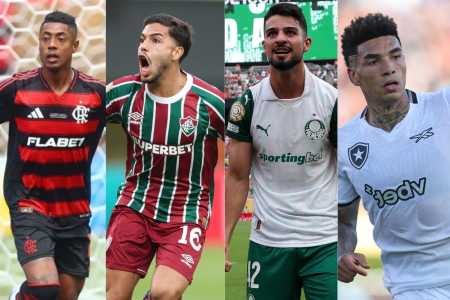 Flamengo, Fluminense, Palmeiras e Botafogo estão com os 'pes' nas oitavas de final