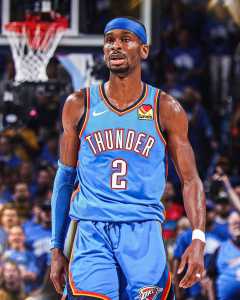 Shai Gilgeous-Alexander igualou marca de lendas do basquete