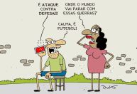 Charge do Duke | O futebol em meio às guerras ao redor do mundo