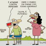 Charge do Duke | O futebol em meio às guerras ao redor do mundo