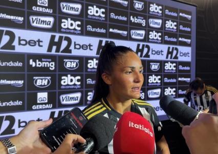 Geyse foi autora do gol do Atlético contra o Vitória