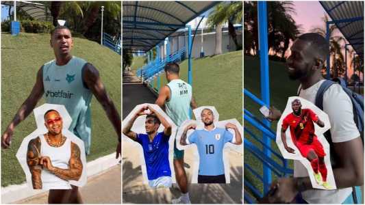 Walace (esq), Lucas Romero (centro) e Bolasie (dir)