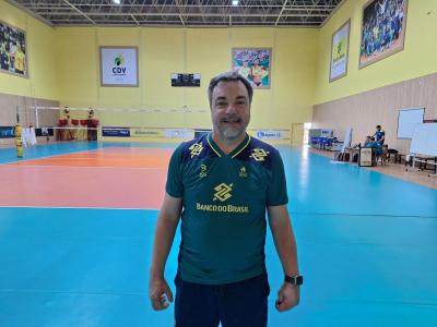 Fabiano Ribeiro, o Magoo, técnico da Seleção Brasileira Masculina de Novos