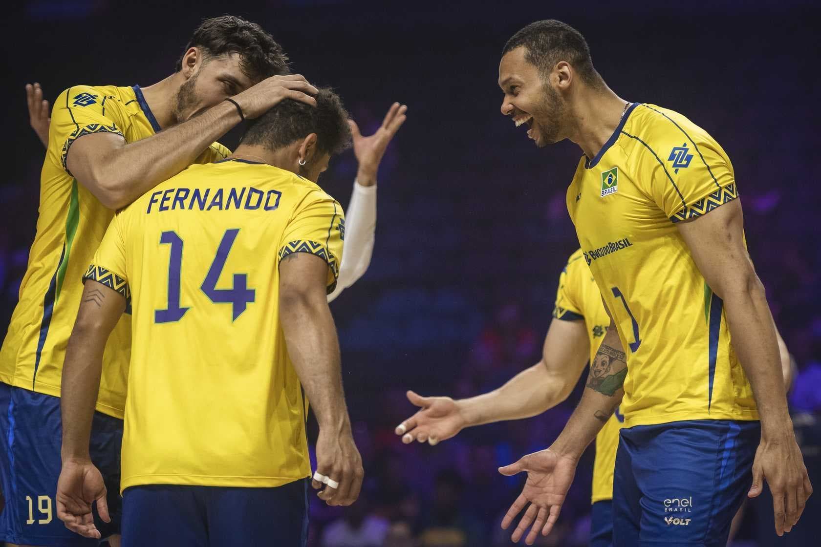 Brasil enfrenta China pela Liga das Nações de Vôlei antes de 'pedreiras'