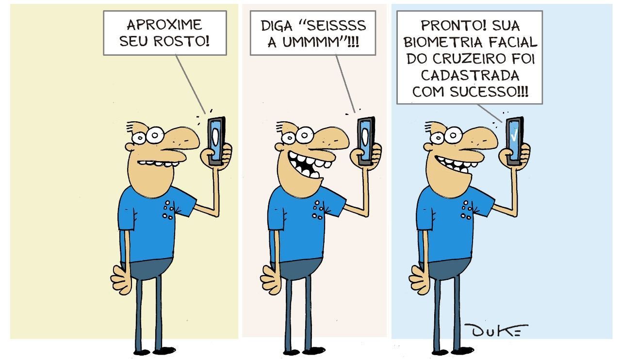 Charge do Duke | A biometria facial para jogos do Cruzeiro no Mineirão