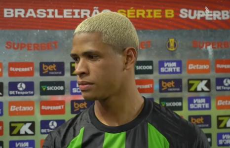 Cauan Barros em entrevista após CRB 1 x 2 América
