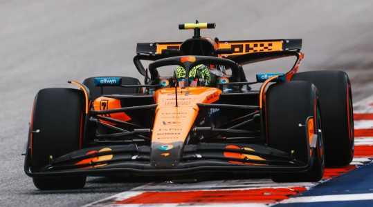 Lando Norris, da McLaren, liderou o TL2 do GP da Áustria de Fórmula 1