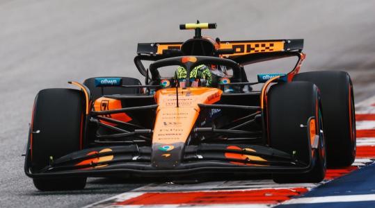 Lando Norris, da McLaren, liderou o TL2 do GP da Áustria de Fórmula 1