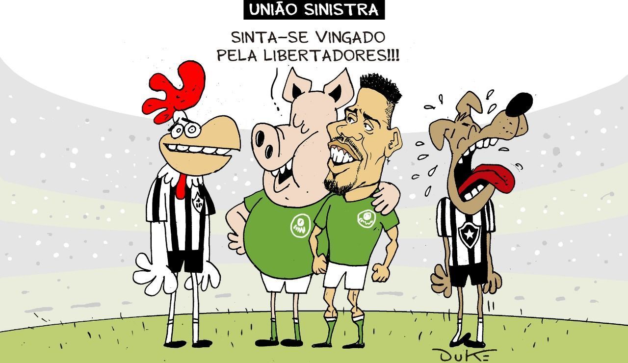 Charge do Duke | Paulinho 'vinga' o Atlético e classifica Palmeiras contra o Botafogo
