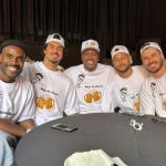 Neymar marca presença com celebridades em evento festivo de Thiaguinho