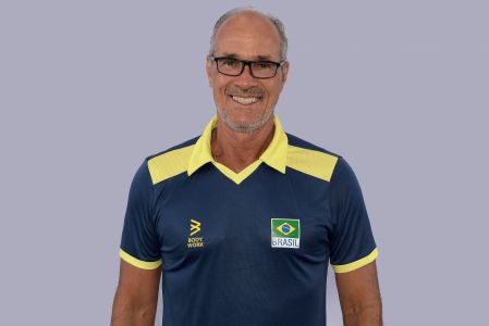 Marcão, técnico da Seleção Brasileira Feminina de Vôlei Sub-23