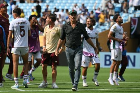 Renato Portaluppi, técnico do Fluminense, depois da vitória contra a Inter de Milão