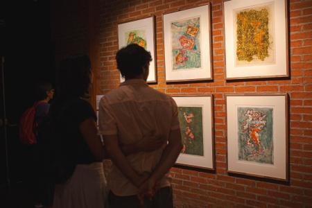 Imagem da exposição “Paisagens Mineradas” em São Paulo