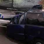 Acidente entre carro e ônibus provoca uma morte na BR 458, no Vale Verde em Ipaba