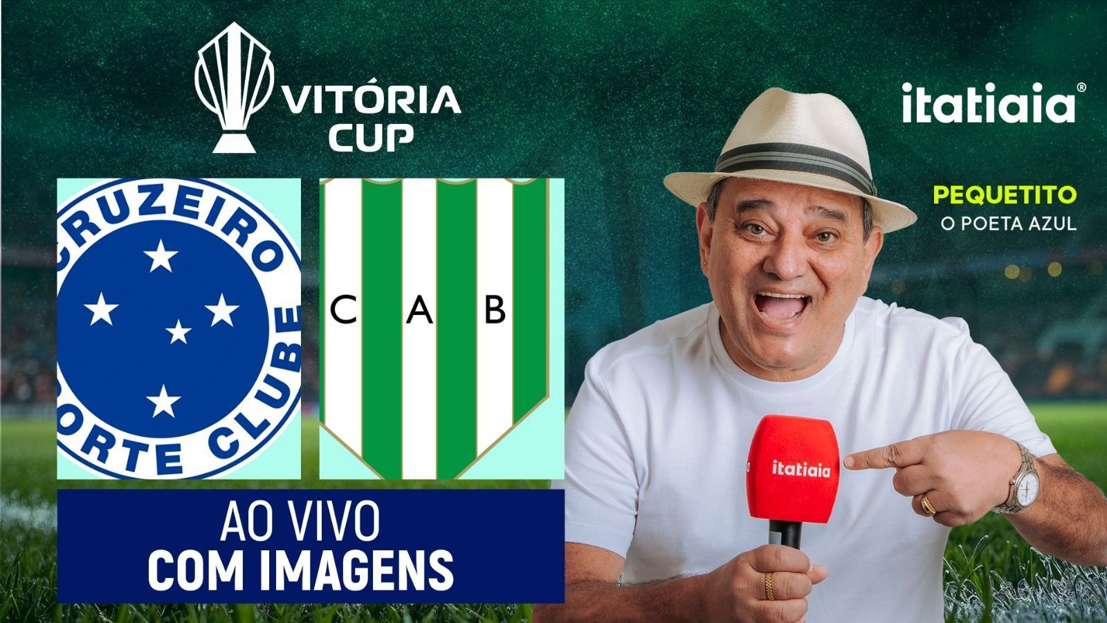 Cruzeiro x Banfield: Itatiaia transmite, ao vivo e com imagens, jogo pela Vitória Cup
