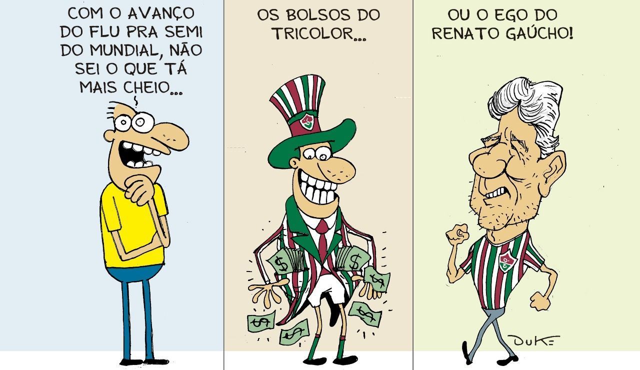 Charge do Duke | A classificação do Fluminense de Renato Gaúcho no Mundial