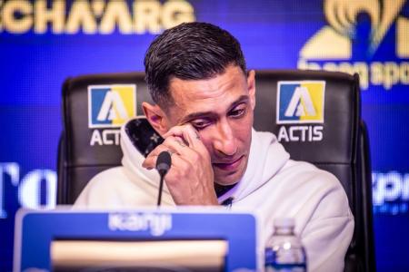 Ángel Di María chorou durante apresentação no Rosário Central-ARG