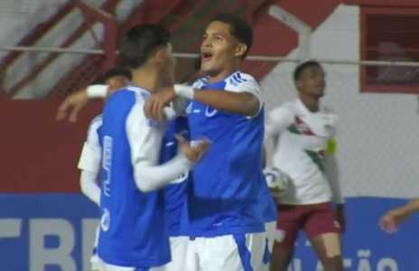 Cruzeiro venceu o Fluminense pelo Campeonato Brasileiro Sub-20
