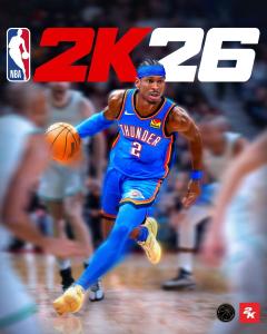 Shai-Gilgeous Alexander estampa a capa do NBA 2K26
