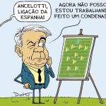 Charge do Duke | A condenação de Carlo Ancelotti, técnico da Seleção Brasileira