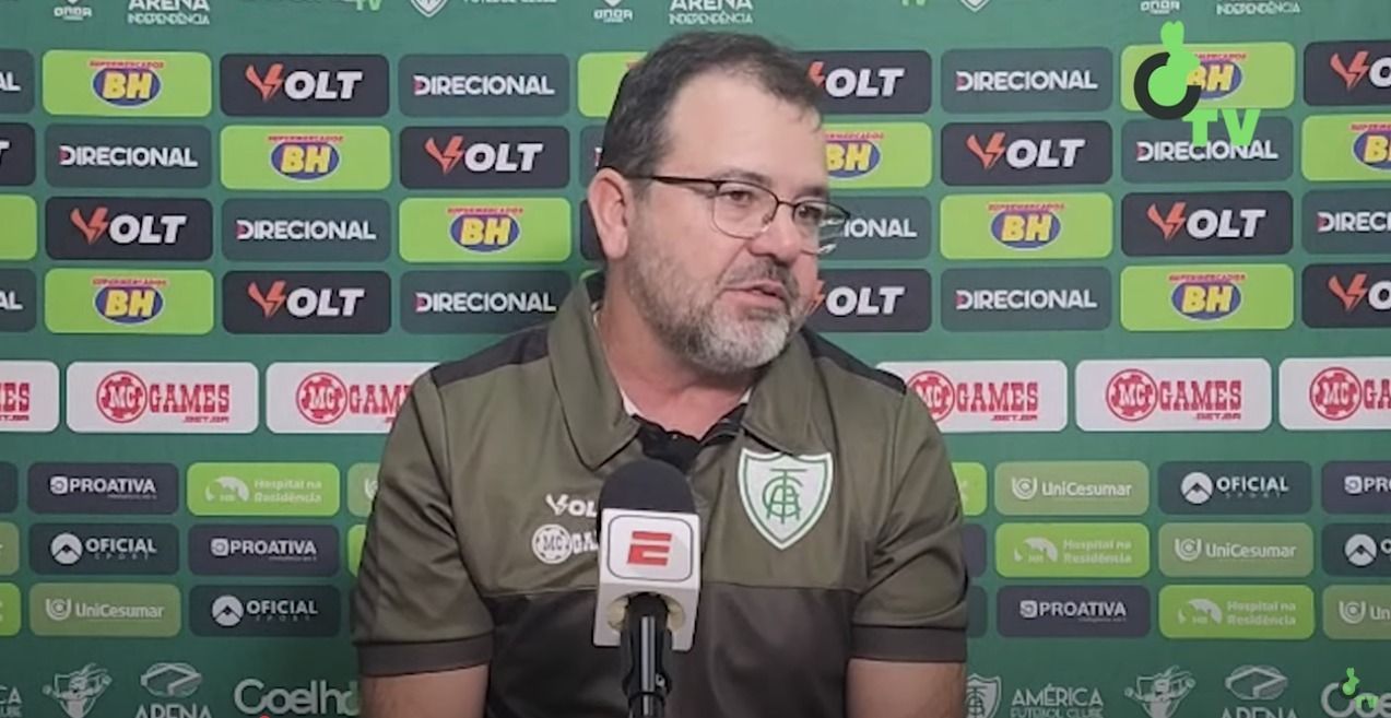 Enderson vê influência direta da arbitragem em derrota do América na Série B