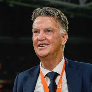 Louis Van Gaal em ação à frente da Seleção Holandesa