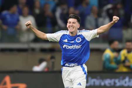 Lucas Villalba marcou gol em Cruzeiro x Grêmio