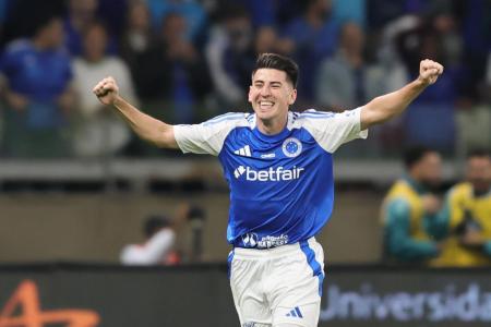 Lucas Villalba marcou gol em Cruzeiro x Grêmio