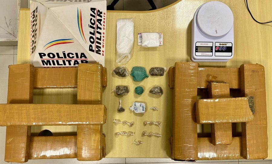 Polícia localiza barras de maconha após tentativa de homicídio em Santana do Paraíso