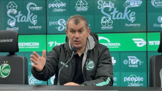 Tencati na coletiva do Juventude após a vitória sobre o Sport