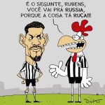 Charge do Duke | A possível venda de Rubens, do Atlético, para o futebol da Rússia