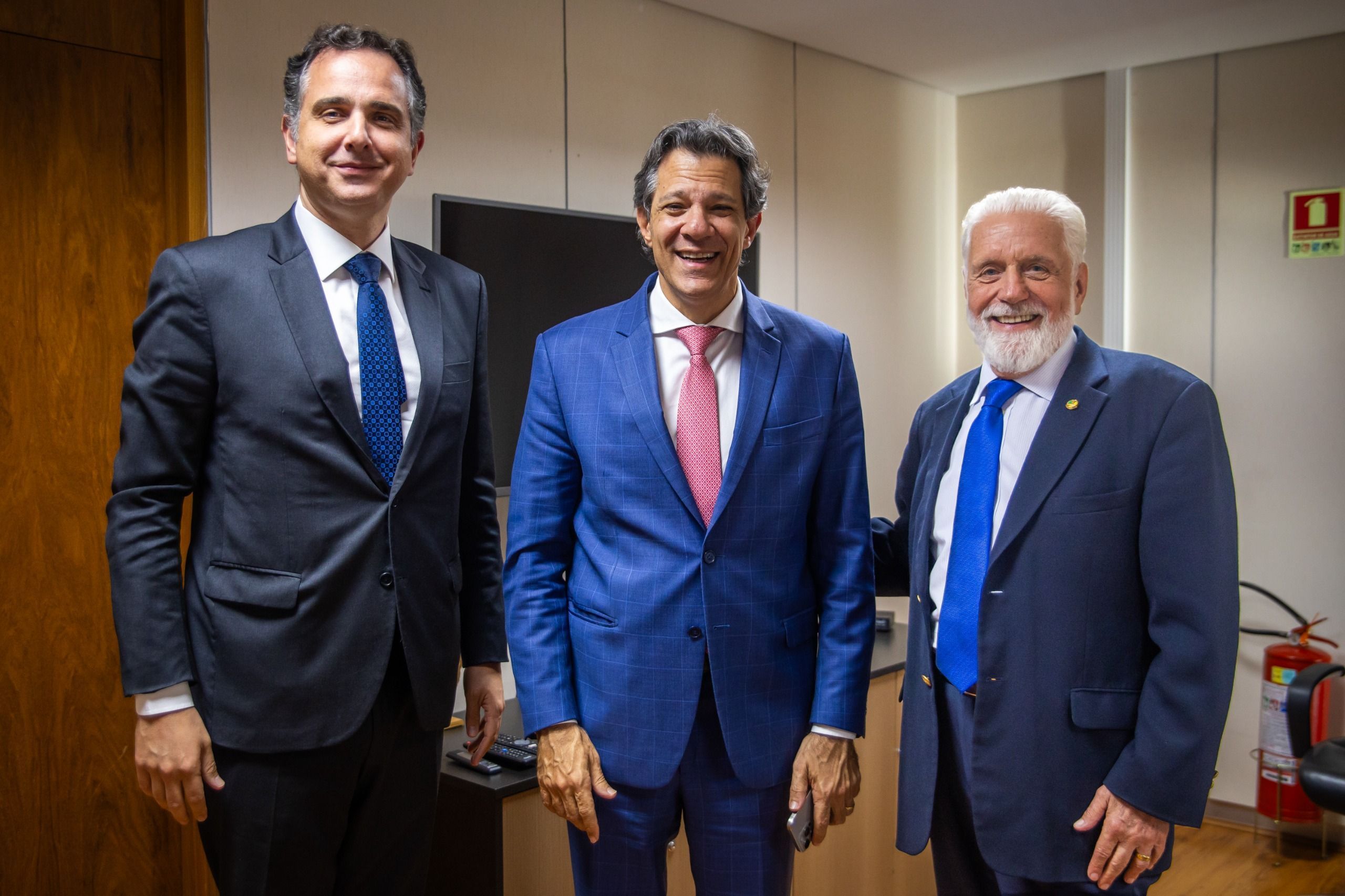 Pacheco se reúne com Haddad para viabilizar empréstimo de US$ 200 milhões ao BDMG