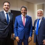Pacheco se reúne com Haddad para viabilizar empréstimo de US$ 200 milhões ao BDMG